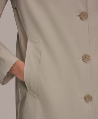 Women's Balmacaan Shirt Collar Coat