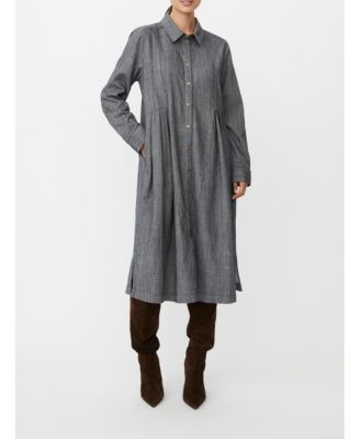 Women's Noveline Long Sleeve Shirt Dress