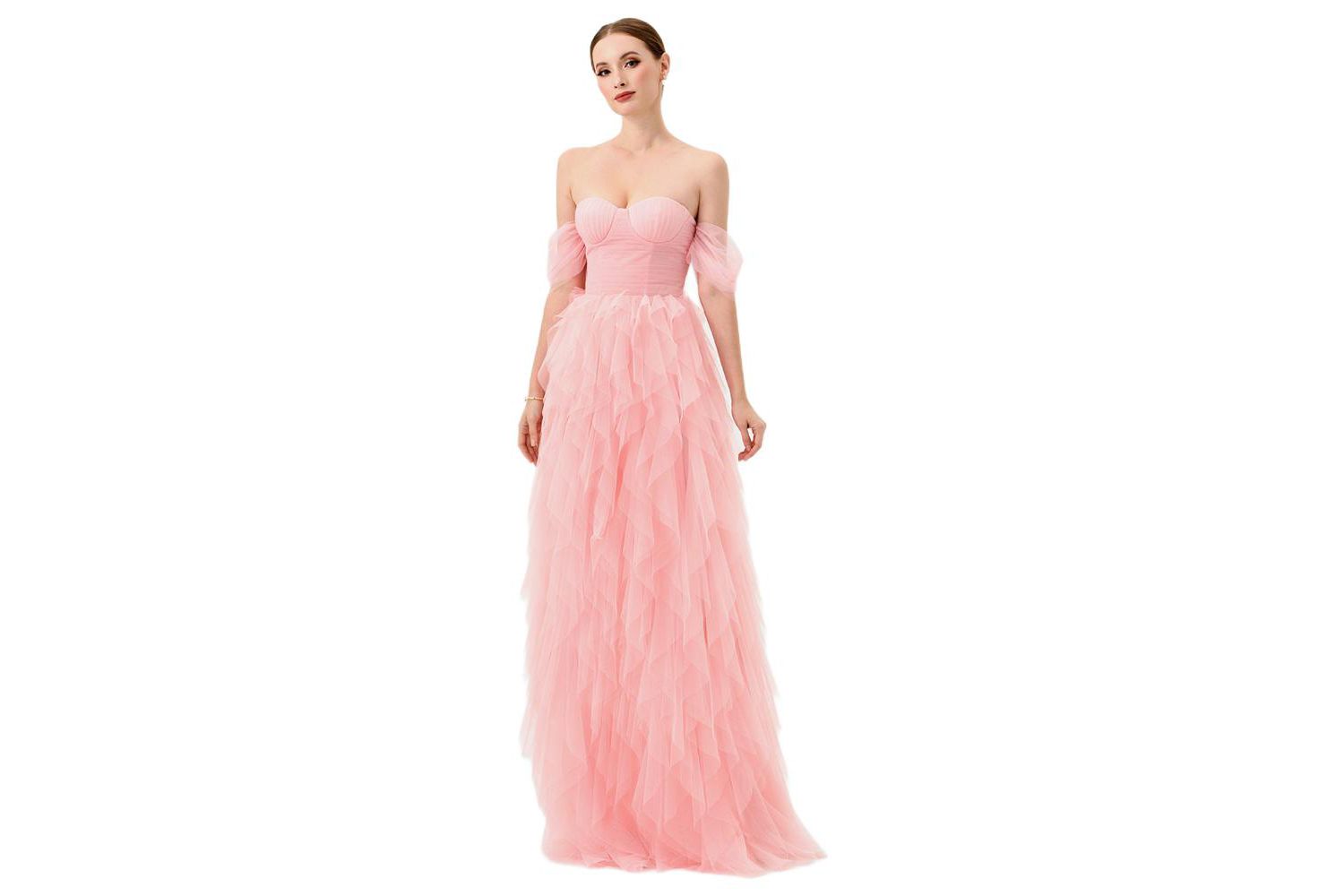 Women's Lili Off Shoulder Ruffle Gown