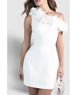 Women's Corsage Off Shoulder Mini Dress