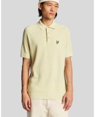 Men's Linen Blend Knitted Polo