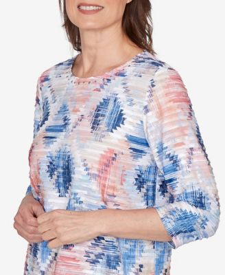 Women's  Austin Aztec Diamond Knit Top