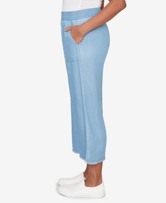 Women's  Beachcomber Wide Leg Patch Pocket Ankle Pant