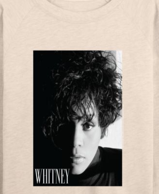 Women's Whitney Houston Pose French Terry Long Sleeve T-shirt