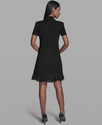 Women's Short-Sleeve Blazer Dress