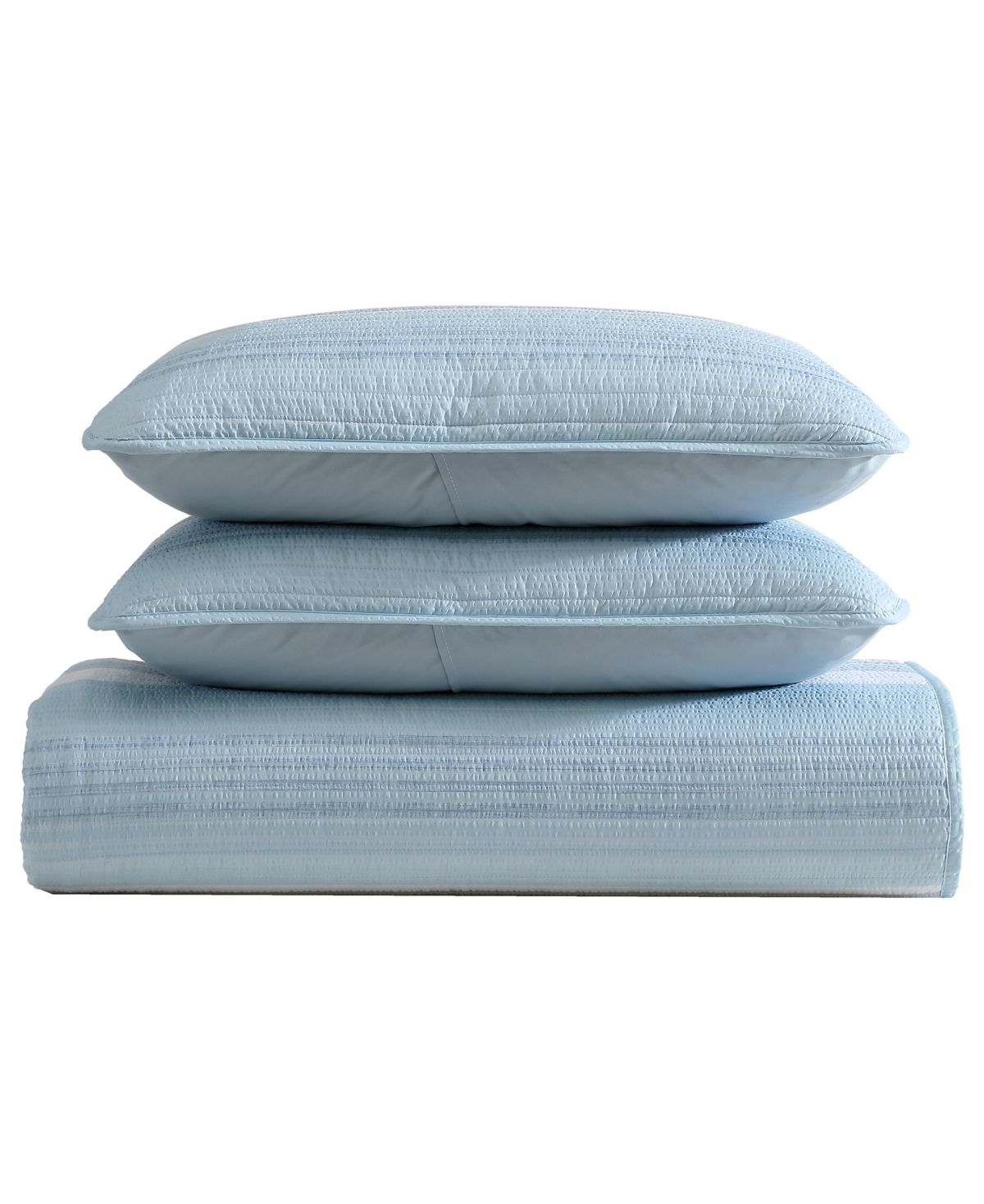 Beatrice Home Fashions Coralinn Stripe 3-Pc. Quilt Set