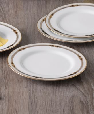 Empire Gold-Tone Salad Plates, Set of 4