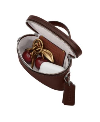 Chain Strap Leather Mini Trail Bag