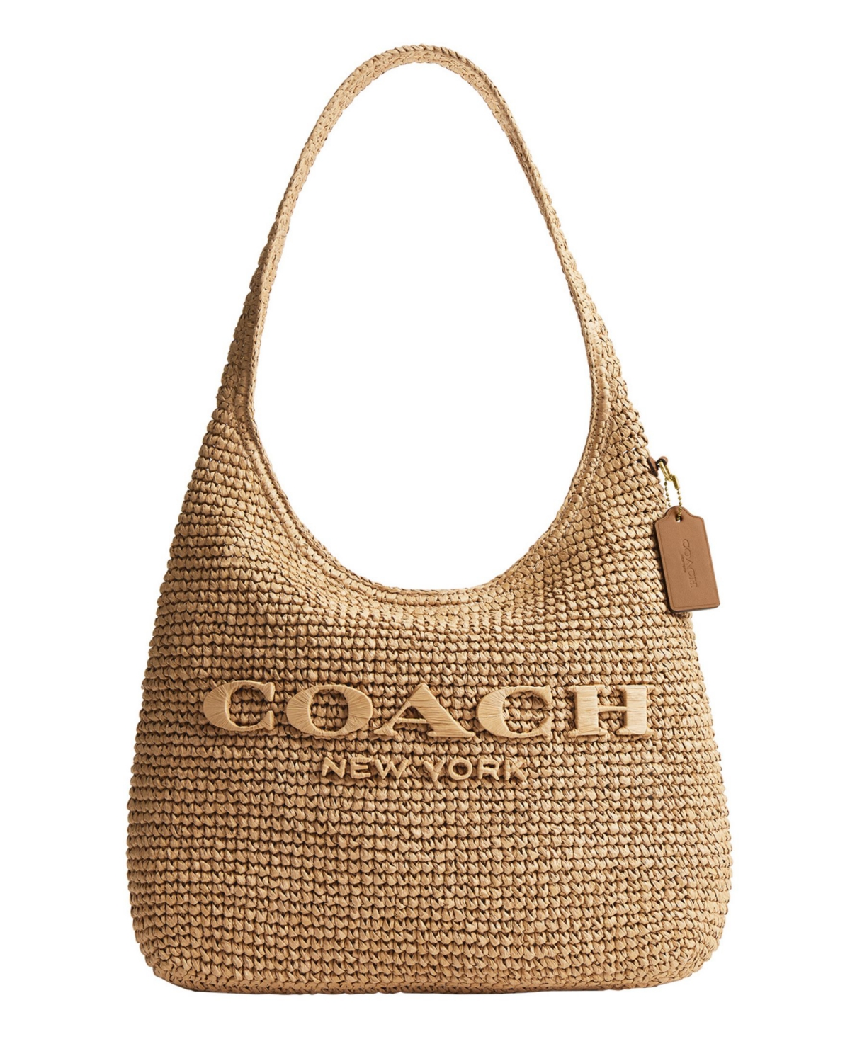 Coach Straw Brooklyn Medium Shoulder Bag 34