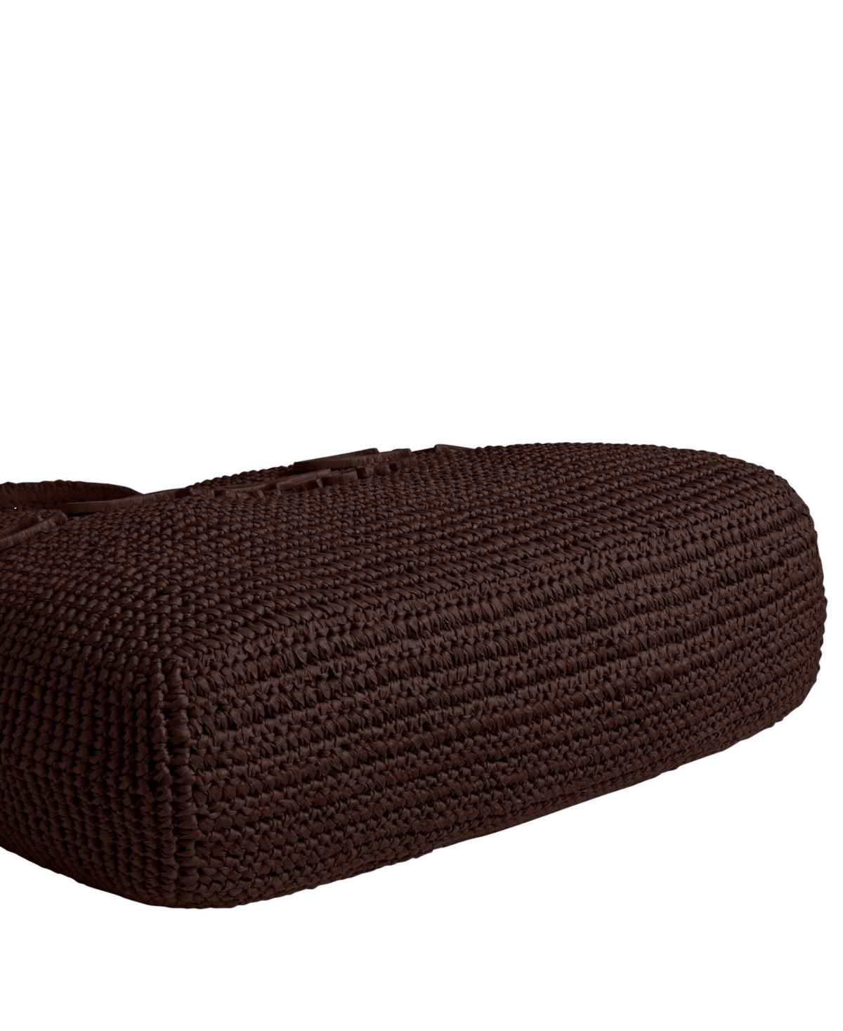 Coach Brooklyn Weave Straw Large Shoulder Bag