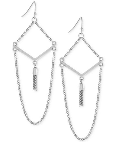 BCBGeneration Decorative Chain Drop Earrings