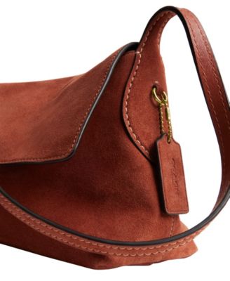 Chelsea Medium Suede Slim Shoulder Bag 30