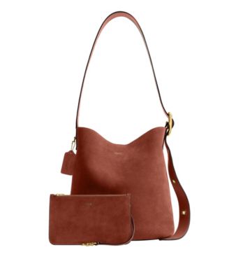 Bleecker Medium Suede Bucket Bag