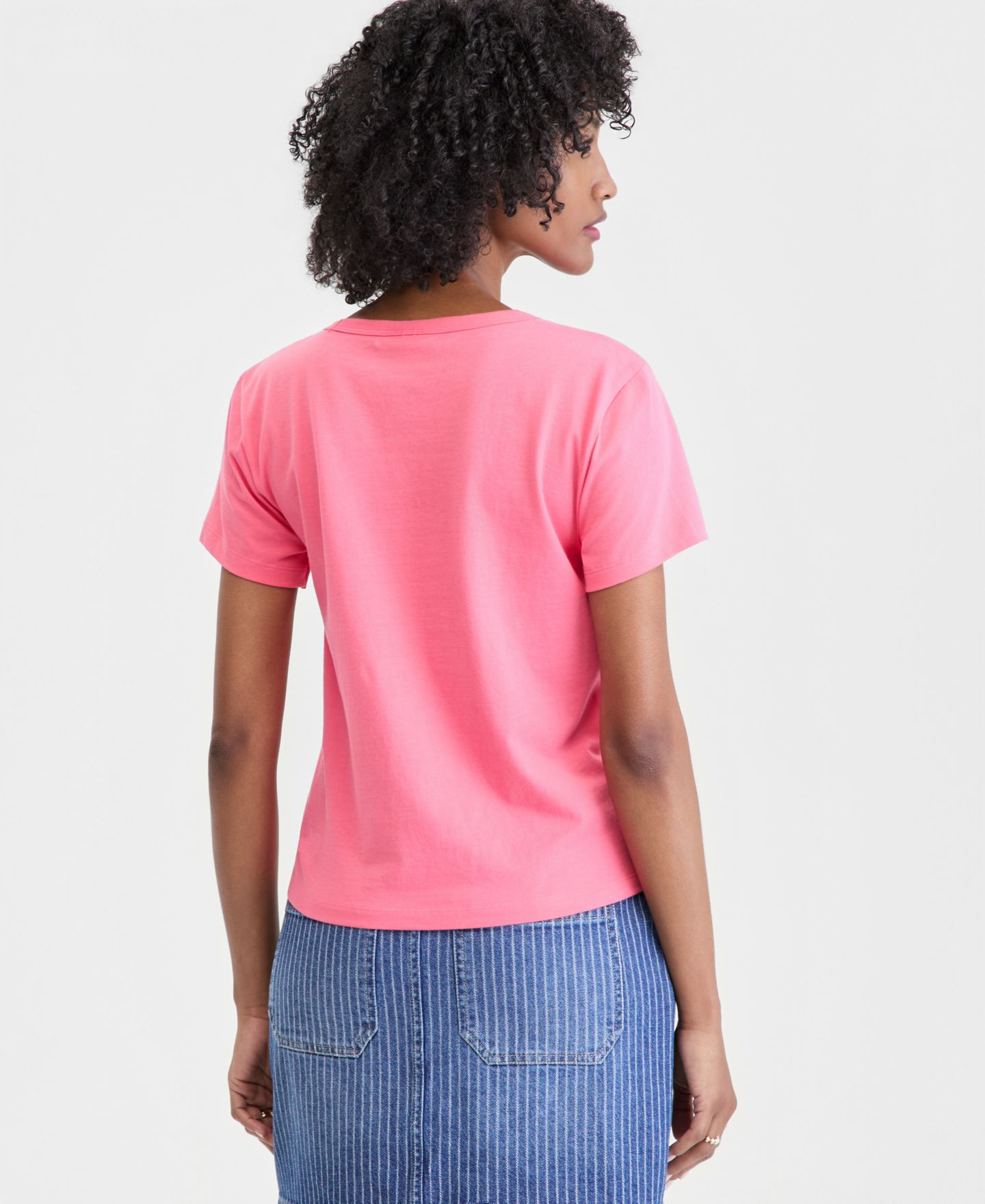 Женская футболка On 34th Cotton Mom Cherié Graphic, цвет: Розовый — фото 2