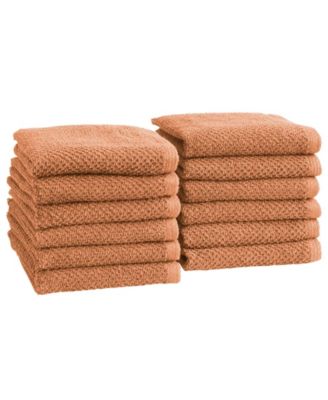 Cotton Textured 12-Piece Washcloth Set