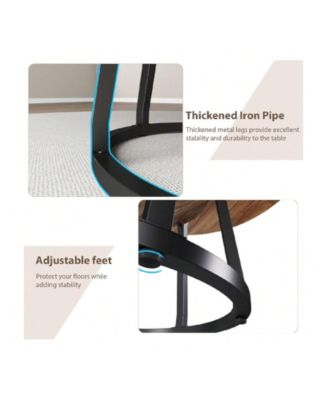 Kitchen Round Farmhouse Dining Table For 4 To 6 People Rustic Wood Kitchen Table for Dining Room