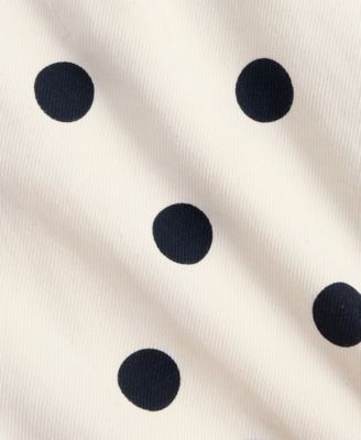 Women's Dot-Print Side-Zip Shorts