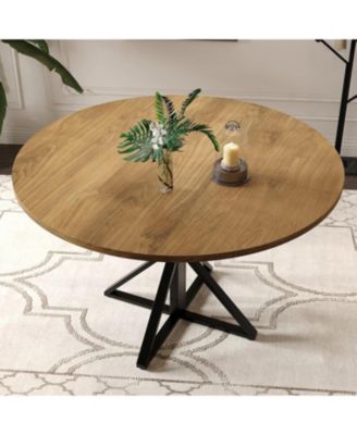 Kitchen Table Round Dining Table for 4 Farmhouse Kitchen Table Circle Dinner Table