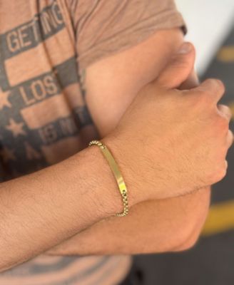Tarnish Resistant Gold ID Bracelet