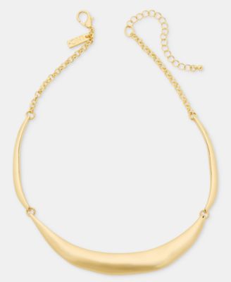 Sculptural Curve Collar Necklace, 16-1/2" + 3" extender