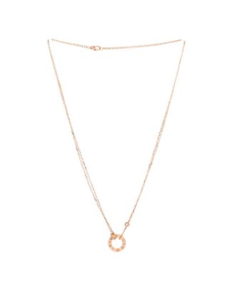 2 Diamonds Love Pendant Necklace