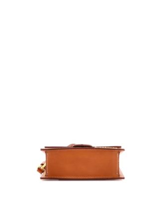 Le Bambino Top Handle Flap Bag Leather