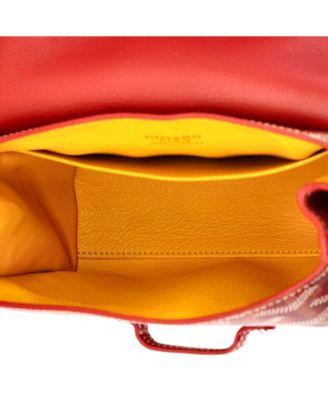 Mini Saigon Top Handle Bag Coated Canvas with Leather