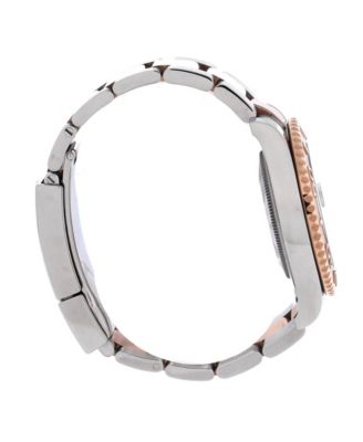 Oyster Perpetual Yacht-Master Chocolate Brown Automatic Watch in Stainless Steel and Rose Gold 37mm