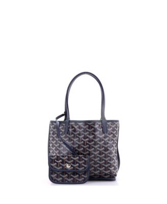 Mini Anjou Reversible Tote Coated Canvas