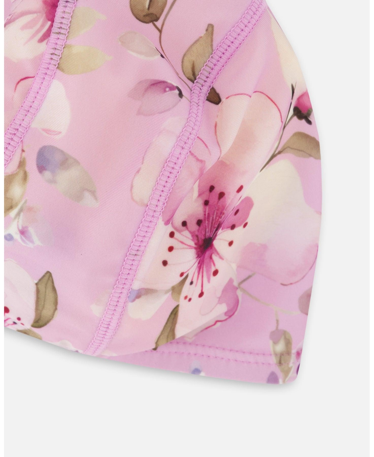 Deux par Girl Swim Cap Flower Print - Toddler|Child