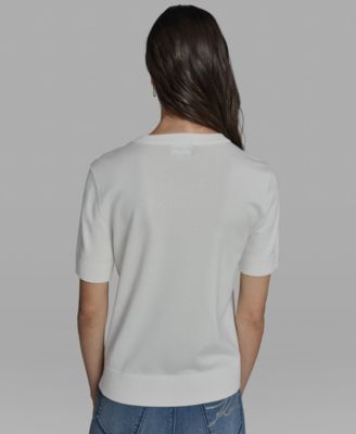 Petite Short-Sleeve Sweater