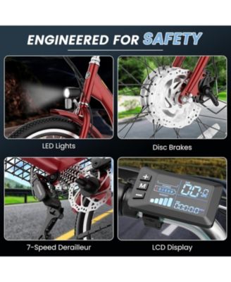 350W Electric Tricycle for Adults with 24" x 2.1" Wheels