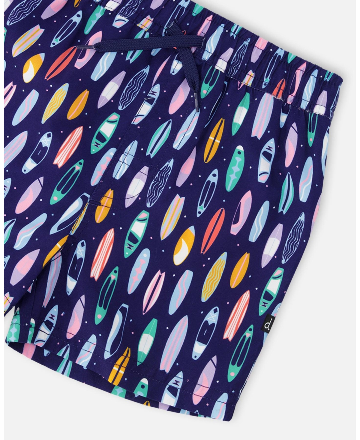 Deux par Boys Boardshorts Surfboard Print