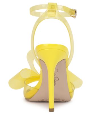 Women's Olivine Vinyl Bow Stiletto Dress Sandals