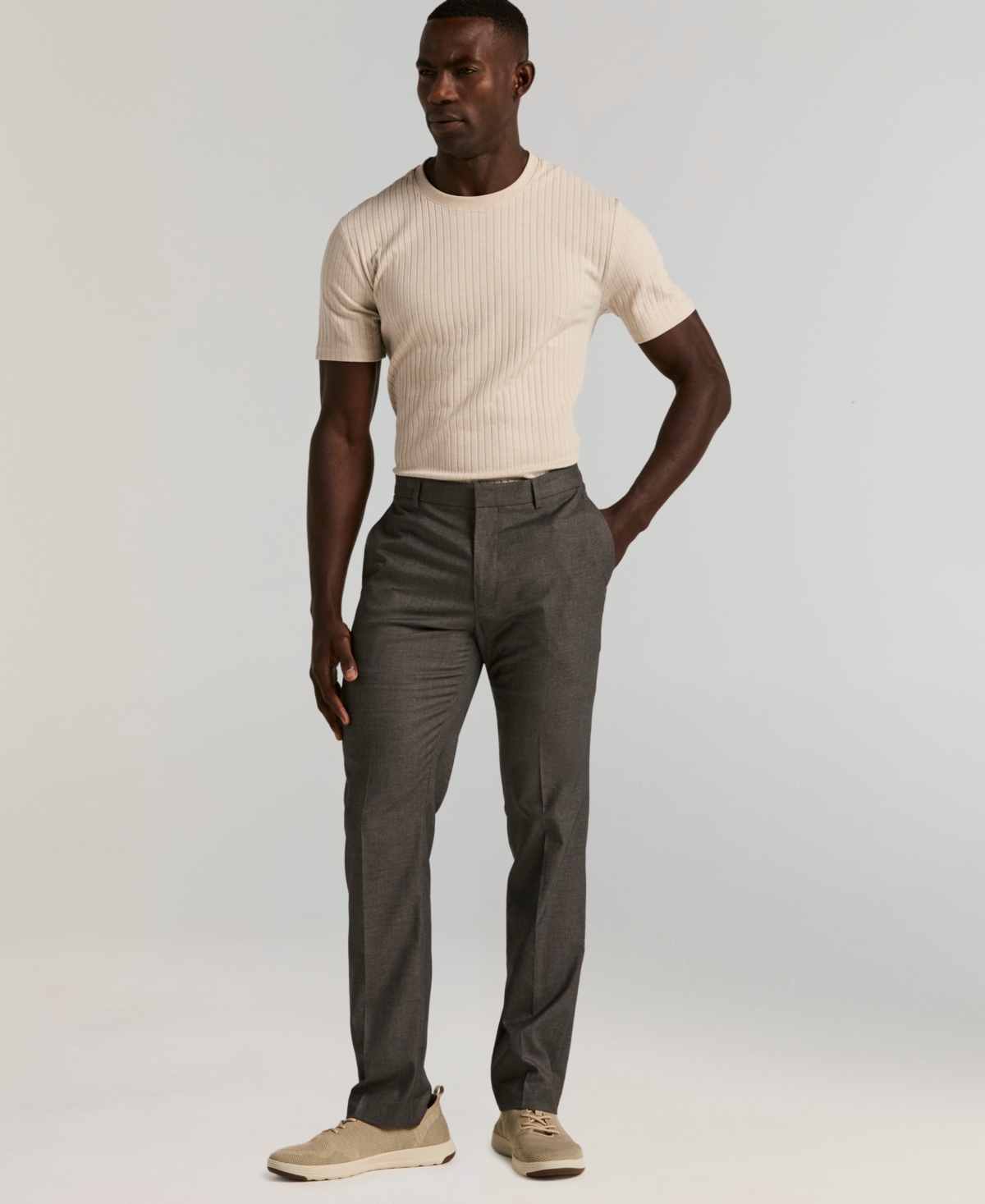 Perry Ellis Portfolio Men's Slim-Fit Dress Pants