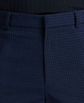 Men's Slim-Fit Gripper Waist Dress Pants