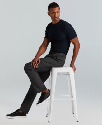 Men's Slim-Fit Flat Front Dress Pants