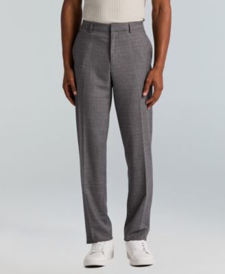 Men's Slim-Fit Gripper Waist Dress Pants