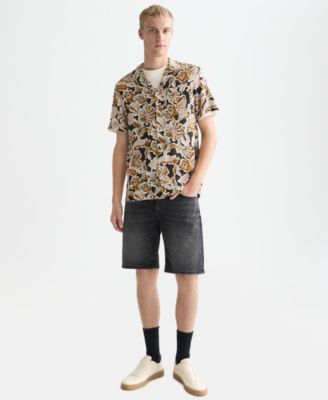 Men's Printed Short-Sleeve Shirt