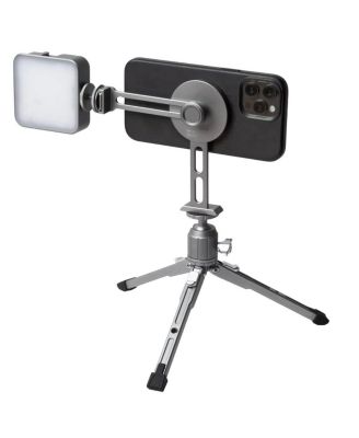 Explorer MX-KIT Magnetic Tripod Phone Mount with Table Top Tripod and LED Light
