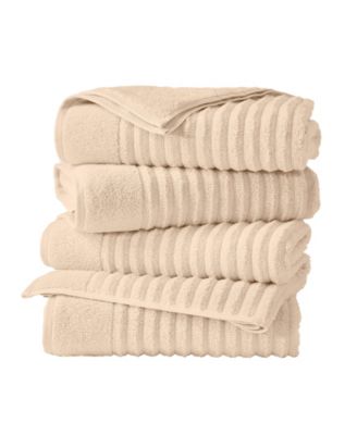 Luxury Combed Cotton Bath Towel Set, 4-Piece
