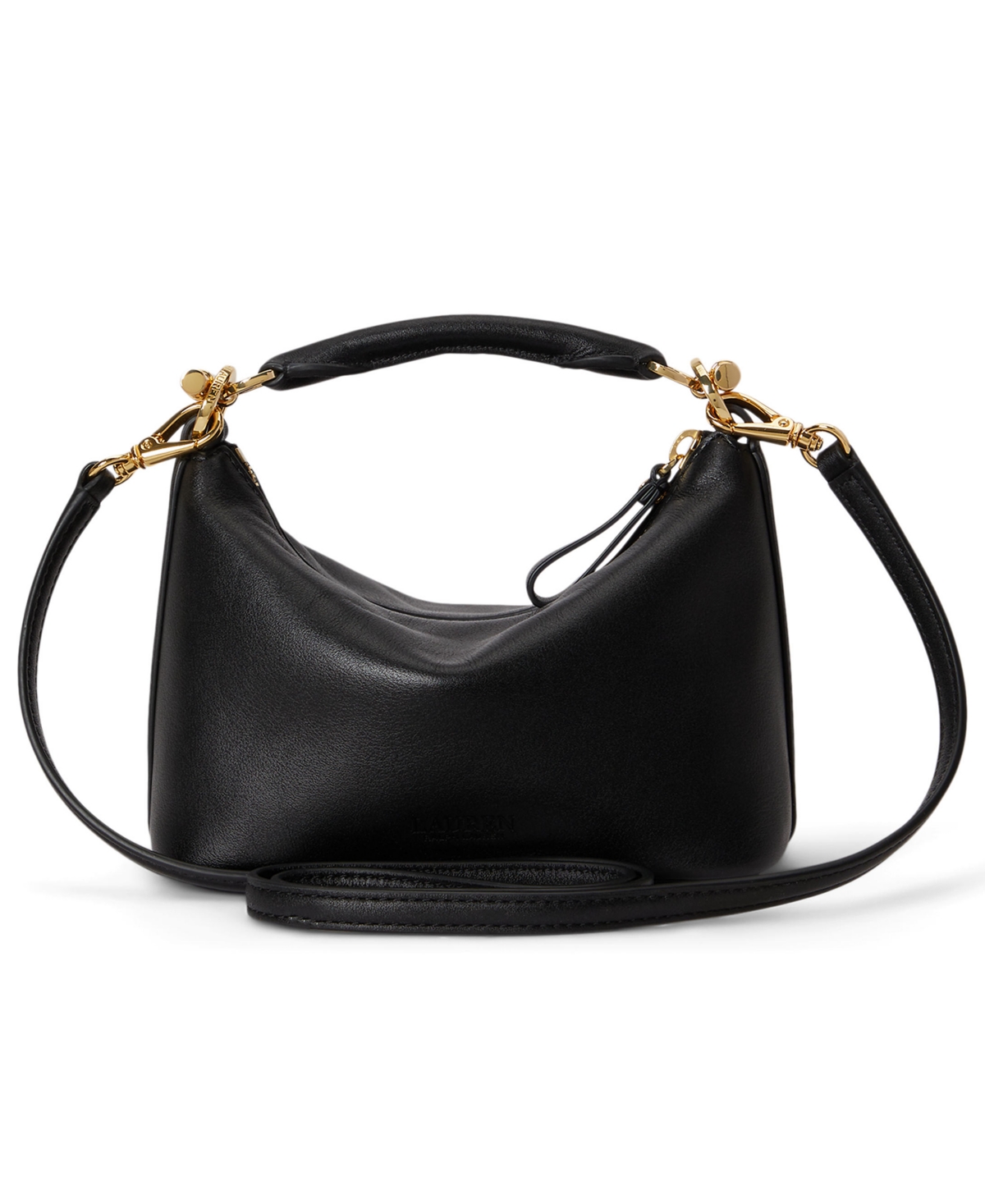 Lauren Ralph Nappa Leather Mini Blaike Shoulder Bag