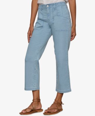 Petite High-Rise Cropped Pants