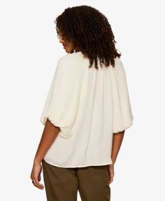 Women's Plenty of Love Bubble Blouse Top