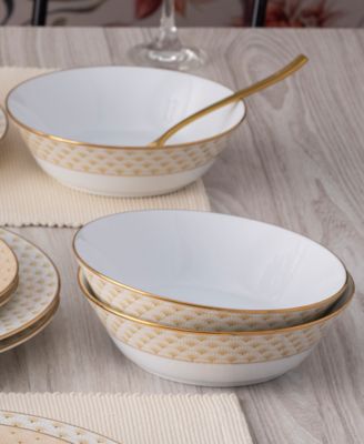 Trocadero Gold-Tone Soup Bowls, Set of 4