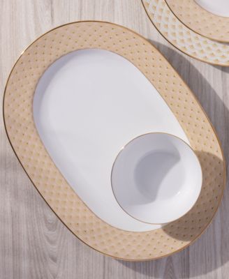 Trocadero 14" Gold-Tone Oval Platter