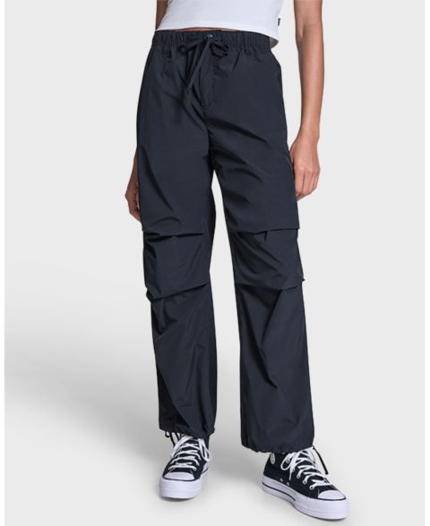 Женские брюки Converse Loose-Fit Tech, цвет: Чёрный