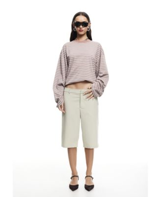 Women's Bloom Round-Neck Long-Sleeve Top