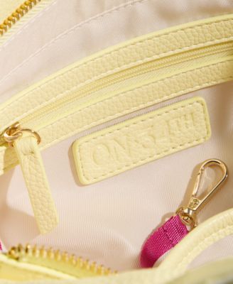 Alyii Ruched Stripe Top Handle