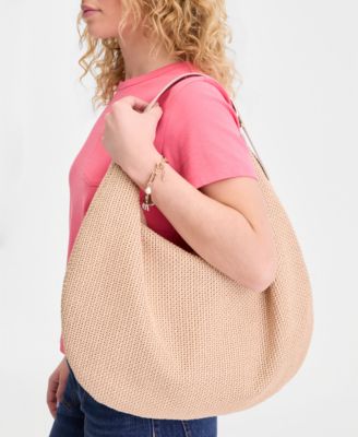 Joenii Extra-Large Straw Hobo Bag